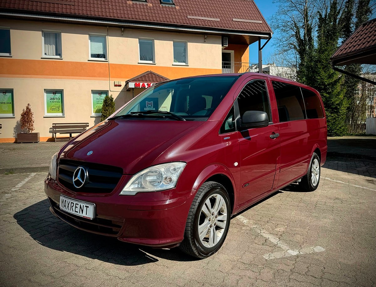 8-ми местный Mercedes Vito - пассажирский микроавтобус напрокат в  Калининграде